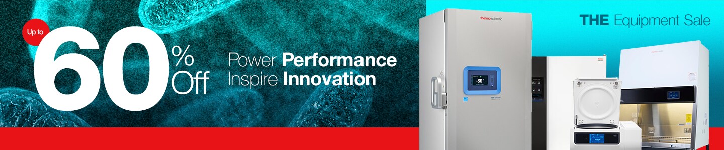 Save Up to 60% on Lab Equipment