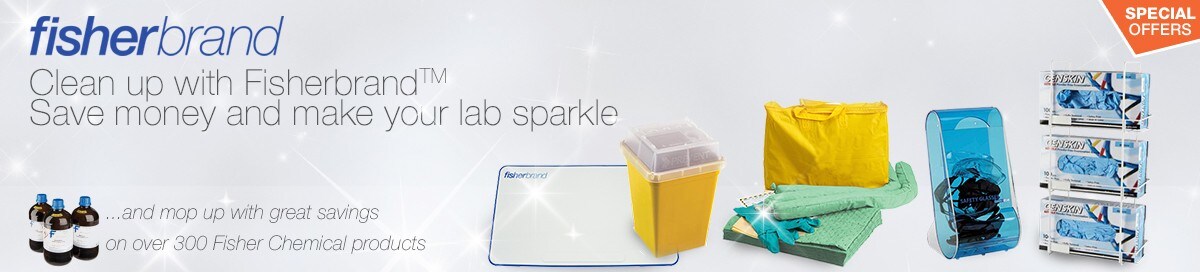 Clean up with Fisherbrand Clean up with Fisherbrand