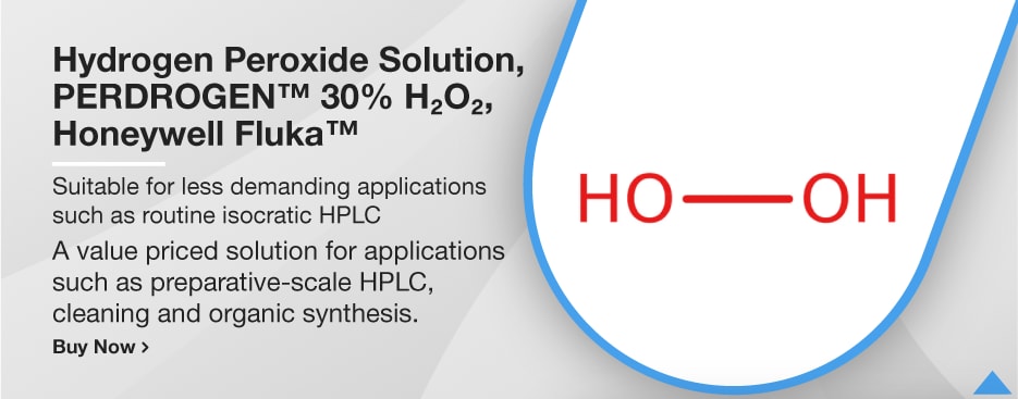 Hydrogen peroxide solution, PERDROGEN™ 30% H₂O₂, Honeywell Fluka™