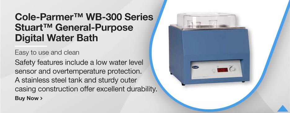 Cole-Parmer™ WB-300 Series Stuart General-Purpose Digital Water Bath Cole-Parmer™ WB-300 Series Stuart General-Purpose Digital Water Bath